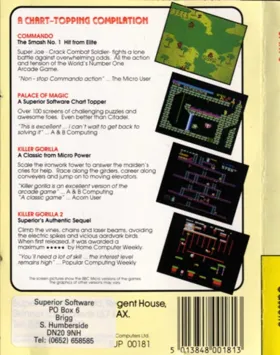 Killer Gorilla 2 (1988)(Superior Software-Acornsoft) box cover back